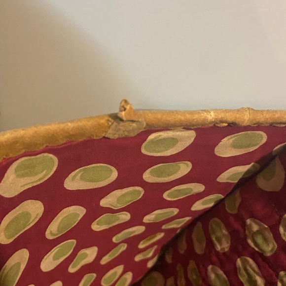 Handmade Vintage Native American Floral Hand Glass Beaded Plateau Tote Roses - Picture 15 of 16